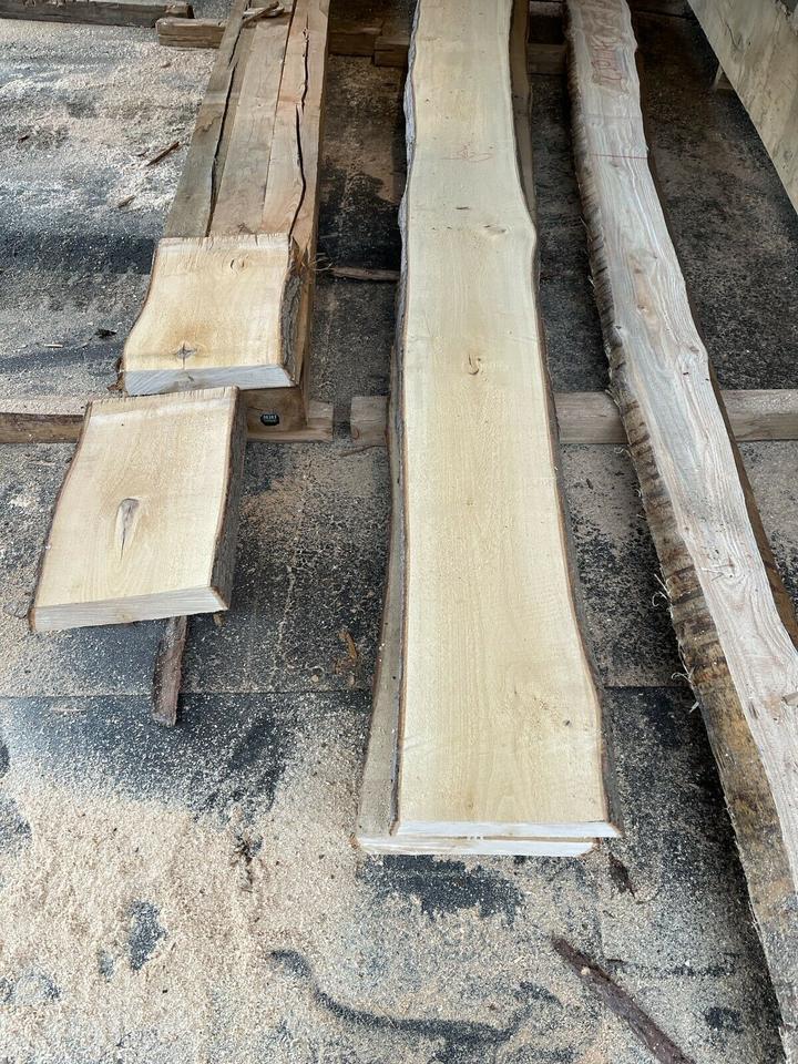 Linde 60mm Schnittholz Diele Holzbrett Platte Baumkante Holz in Nittendorf 