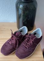 Lands‘ End Sneaker Schuhe Bordeaux rot 38,5 Leder Wildleder Nordrhein-Westfalen - Neuss Vorschau