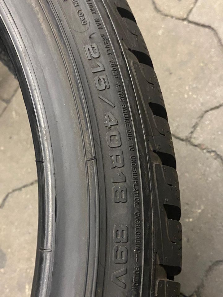 2x Neuwertige 215/40 R18 Goodyear Ultra Grip Winterreifen M+S 9,3 in Pattensen