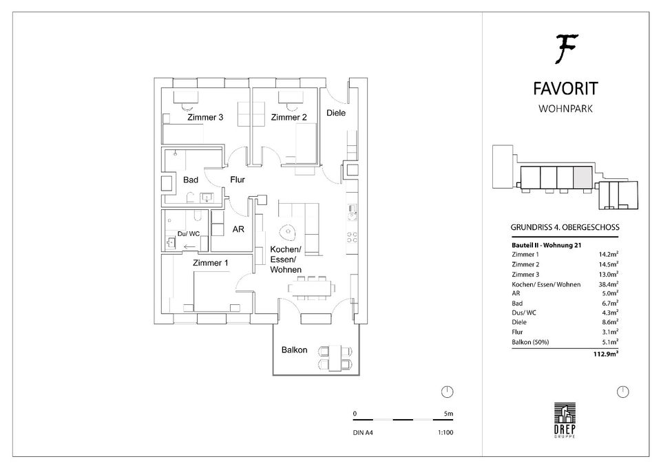 Mietswohnungen - 35 Wohneinheiten - 1 bis 3 Zimmer - Kirn in Kirn