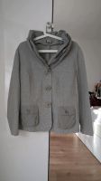 Grau glitzernde Jacke mit ausgefallenem Kragen aus Baumwolle Berlin - Lichtenberg Vorschau