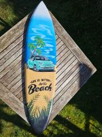 Surfboard Fiat 500 " Life is better at Beach " 100cm Deko Holz Nordrhein-Westfalen - Xanten Vorschau