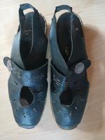 Rieker Slipper Gr 41 schwarz mit Klettverschluss Bayern - Buttenheim Vorschau