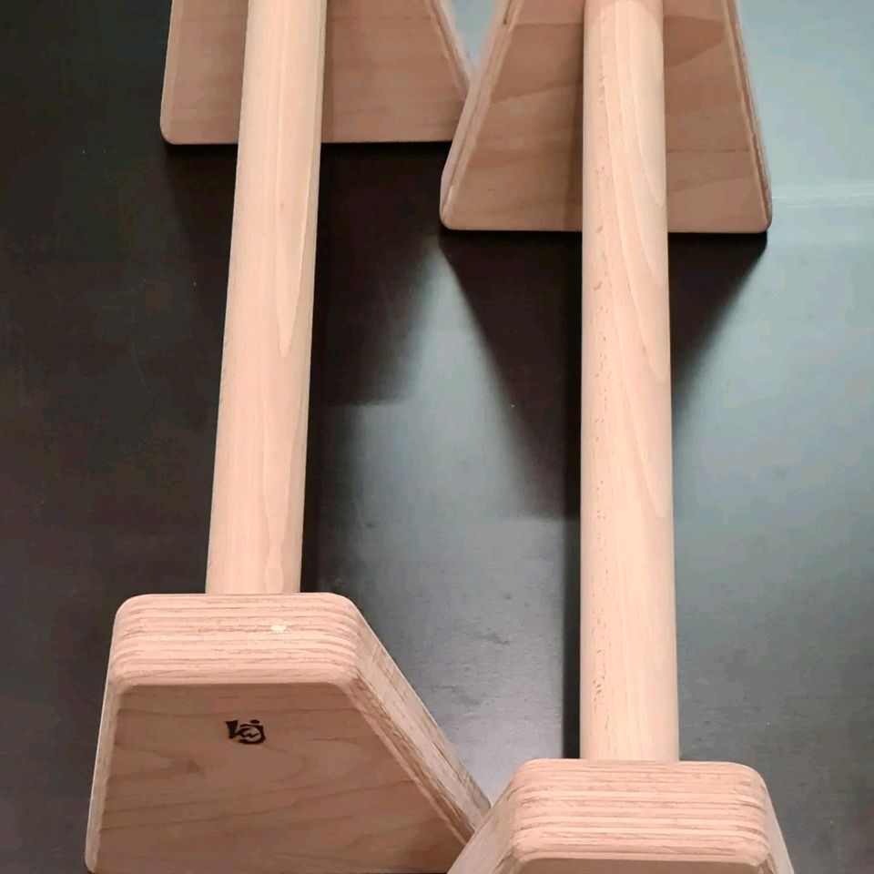 ✅️Trainingstool "Parallettes" aus Holz in Ebershausen