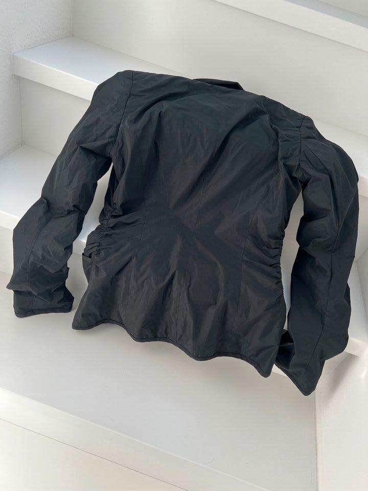 NEU René Lezard ❤ Blazer tailliert 34 schwarz Cupro Designer in Friedrichshafen