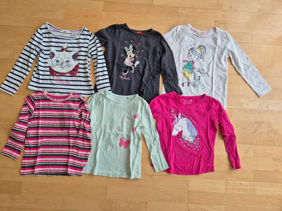 Mädchen Langarmshirts Gr. 110/116 in Ettlingen