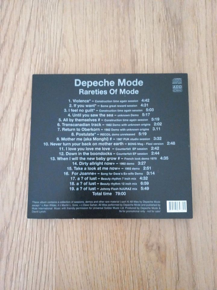 Depeche Mode Rareties of Mode Remix in Horneburg