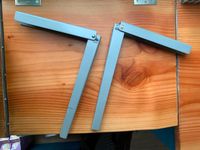 2 Stück Tisch oder Regalträger-Konsole "Klapp" silbern 28 cm Nordrhein-Westfalen - Essen-Fulerum Vorschau