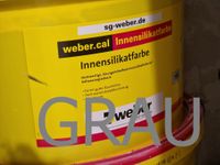 Innensilikatfarbe grau weber.cal 15 Liter fertig angemischt Nordrhein-Westfalen - Bad Münstereifel Vorschau