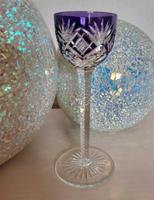 Val Saint Lambert, Likör Glas, Bleikristall, Überfang, Römer,Lila Schleswig-Holstein - Flensburg Vorschau