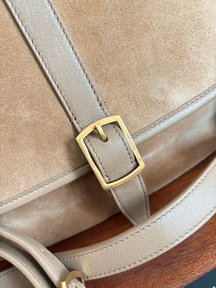 (Yves) Saint Laurent 'Sorbonne Flap Bag' in Dresden