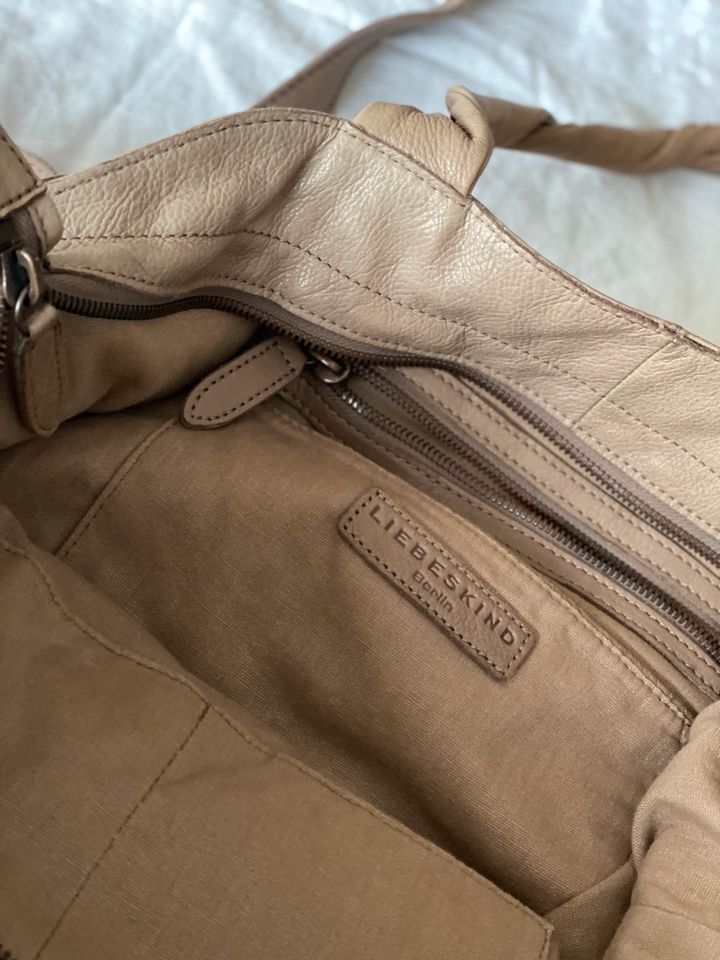 Liebeskind Tasche Handtasche 48 * 30 beige hellbraun in Illerkirchberg