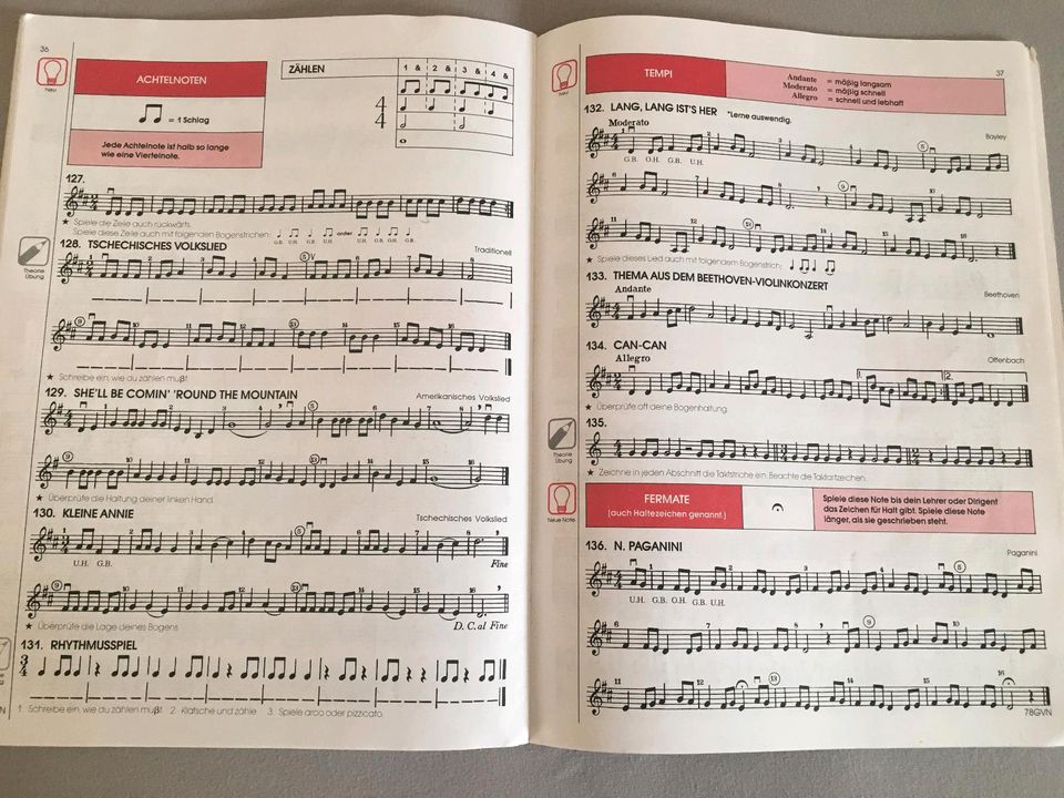 Alles für Streicher Heft 1 für Violine / Geige (Übungsbuch in Kiel