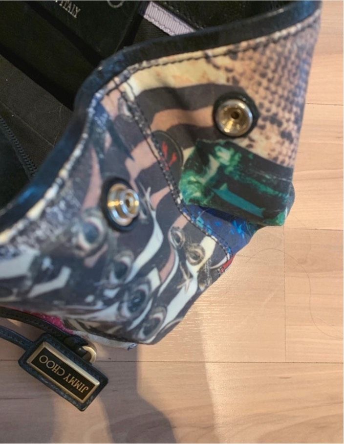 Jimmy Choo Tasche Schultertasche rar Sammler Elton John Project P in Hürtgenwald