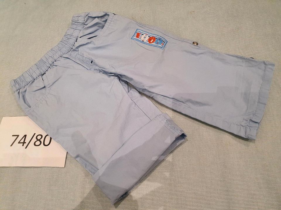 Sommerhose, hellblau, Größe 74/80 in Mannheim