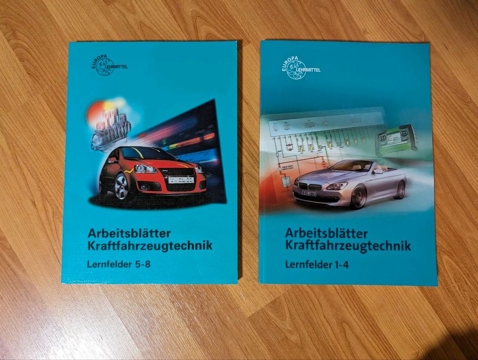 Arbeitsblätter Kraftfahrzeugtechnik Lernfelder 1-4 5-8 in Wendlingen am Neckar