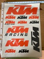 KTM Racing Aufkleber DIN A4 Bogen Sachsen - Lößnitz Vorschau
