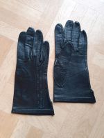 Leder Handschuhe schwarz vintage Bayern - Willanzheim Vorschau