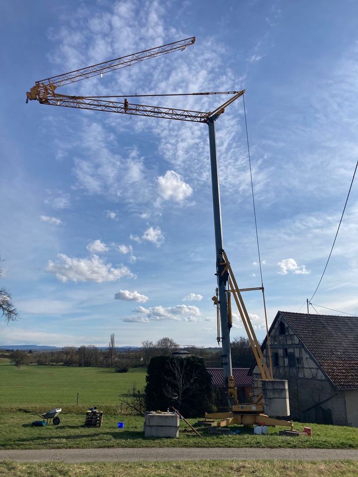 Baukran Potain HD21A mieten in Herrenberg