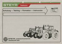 STEYR  TRAKTOREN   TECHNISCHE UNTERLAGE   EHR D  Nov.1996 Bayern - Erding Vorschau