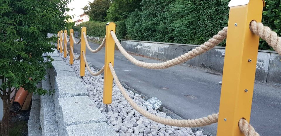 Lochzaun Seilzaun Tauwerk Zaunsystem Maritim Zaun Pfosten rope in Wandlitz