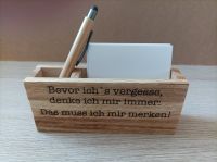 Zettelbox mit Kugelschreiber  Holz handmade Hessen - Nidda Vorschau