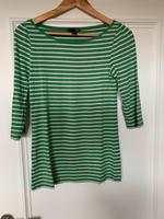 Shirt 3/4 Ärmel, grün weiß geringelt neuwertig Gr S Hessen - Alsbach-Hähnlein Vorschau