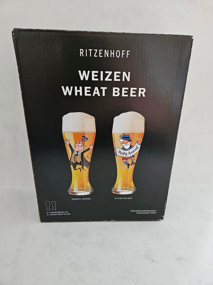 Weizenbiergläser-Ritzenhoff- Melzer/Jedwab-2er Set-Neu in Marsberg