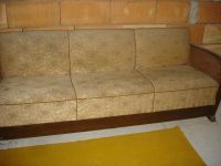 NOSTALGIE: alte Couch mit Rattangeflecht - aufklappbar !! Baden-Württemberg - Rickenbach Vorschau