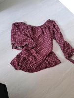 H&M Tunika off shoulder 36 S bordeaux Bluse Binde Shirt Longlee Baden-Württemberg - Bretten Vorschau