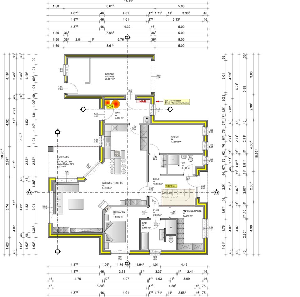 Großzügiger & moderner Neubau-Winkelwalmdachbungalow in schöner Wohnlage! in Dörpen