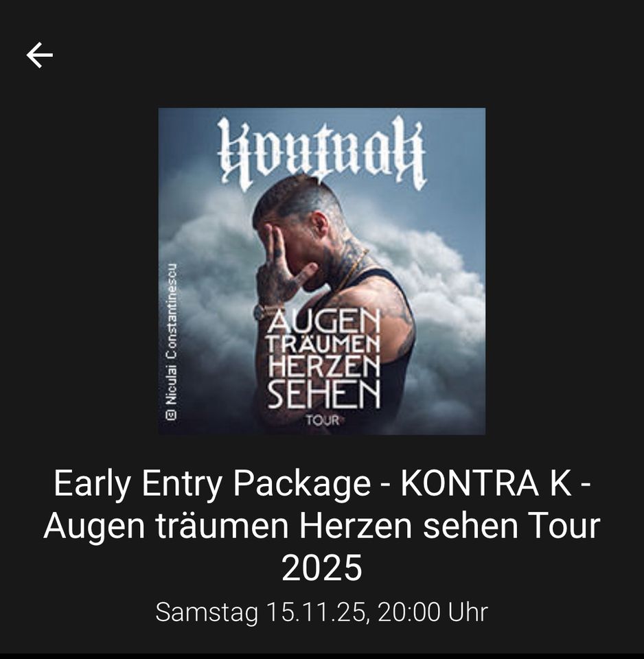 Kontra K Hannover VIP 15.11.25 in Kirchlinteln