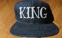 Kingcredible Basecap SNAPBACK “KING” JEANS Neu !! Kappe Mütze Baden-Württemberg - Bietigheim Vorschau