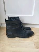 Hallhuber Leder Schnürschuhe Stiefeletten Boots Schwarz 37 top Niedersachsen - Achim Vorschau