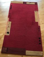 Teppich 160x90 cm rot mit leichtem Muster Sachsen-Anhalt - Salzwedel Vorschau