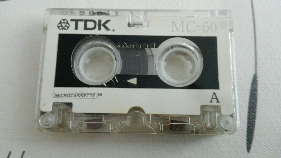 TDK MC-60 Microcassette 2×30 Minuten, gebraucht. in Fulda