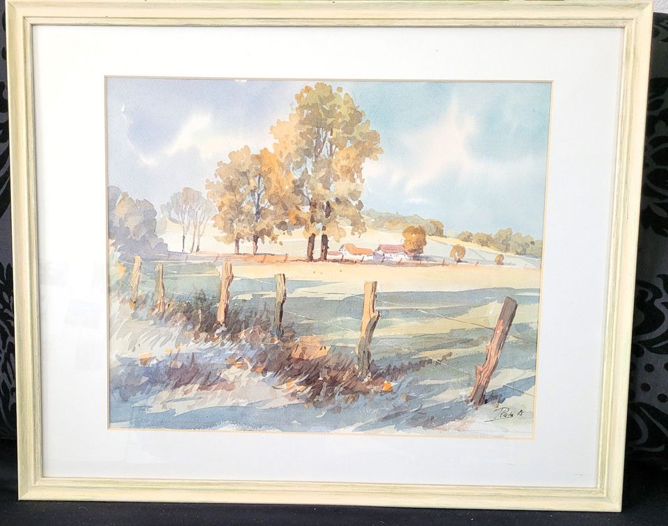 Original Aquarell in Krefeld