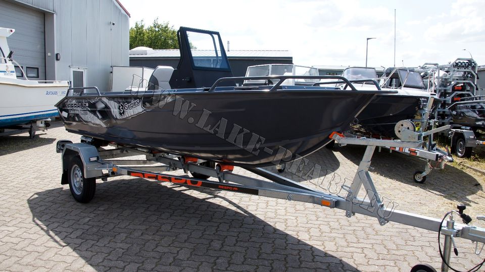 Angelboot Aluboot Motorboot Aluminiumboot Berkut S-C 4,70 m in Kaltenkirchen