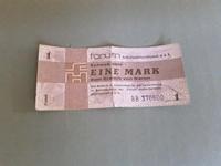 Alter Geldschein DDR 1 Mark Forumscheck 1979 Intershop Sachsen - Schneeberg Vorschau