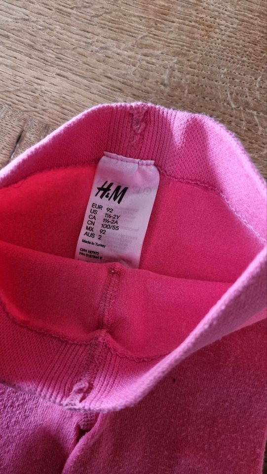 H&M Leggings in Größe 92, Preis: 0,30€ in Langfurth