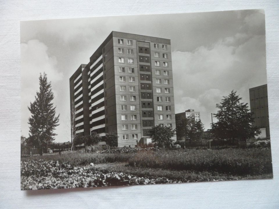 Bad Dürrenberg_Zwillingshochhaus Lutherstraße_Foto Ak~1985 in Leipzig