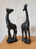 ❤️ 2 niedliche Holzgiraffen, schwarz, 26cm, 24cm, Neuwertig  ❤️ Hessen - Kassel Vorschau
