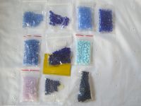 Glasperlen Konvolut blau verschiedene Formen und Größen Hessen - Künzell Vorschau