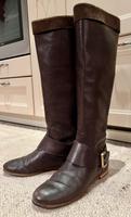 Boss Stiefel braun Leder Gr.41 Niedersachsen - Seevetal Vorschau