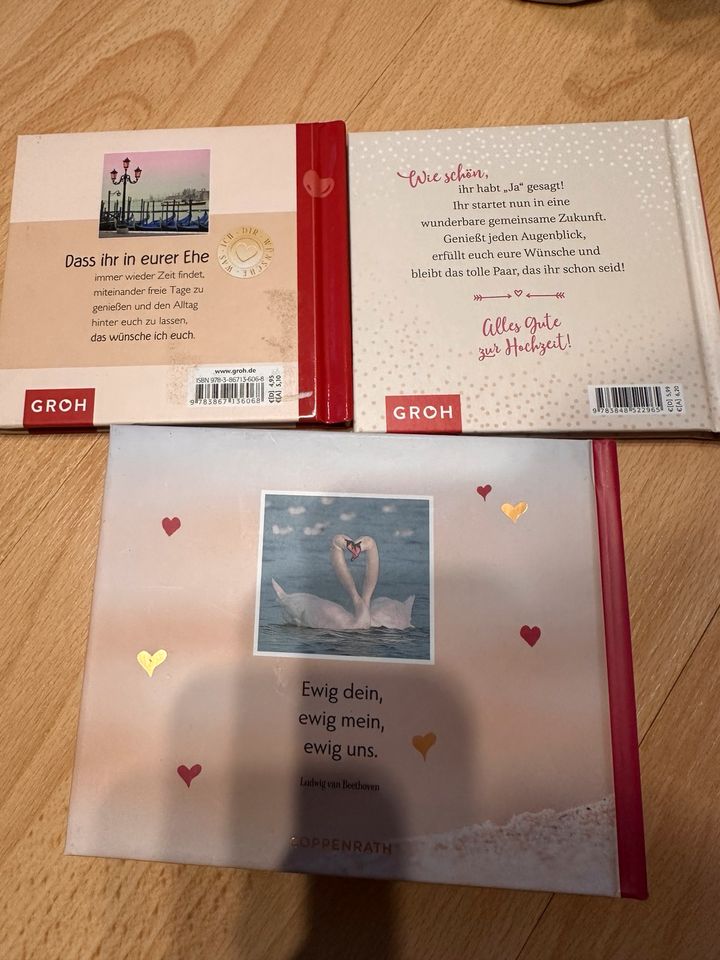 Geschenkset Hochzeit Brautpaar Buch Gelddose Flitterwochen in Porta Westfalica