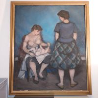 Gemälde Otto Olson datiert 57 Die Stillende Kind Stillleben Hessen - Frankenberg (Eder) Vorschau