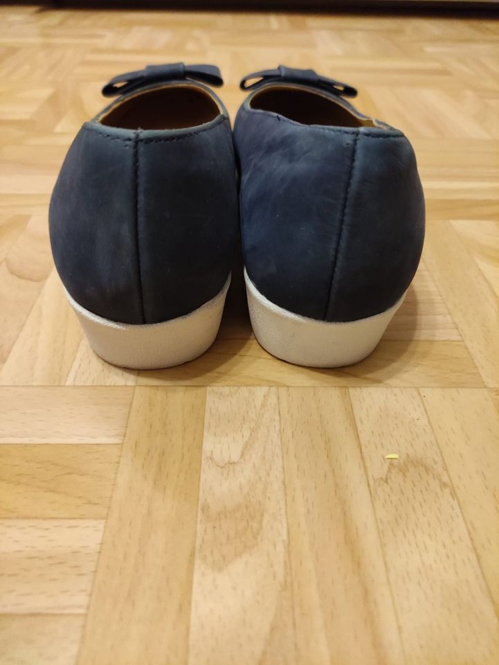 Van Dal Blaue Leder-Ballerinas Gr. 38 Neu in Hamburg