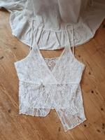 Zara Spitze Lace Top Blumen transparent Gr. 38 Bayern - Halfing Vorschau