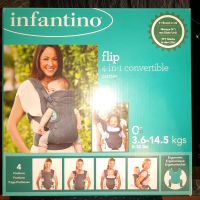 Babytrage Infantino Flip 4-in-1 Topzustand anthrazit/grau meliert Nordrhein-Westfalen - Bad Lippspringe Vorschau