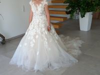 Brautkleid mit langer Schleppe; Prinzessinnenkleid Bayern - Grettstadt Vorschau